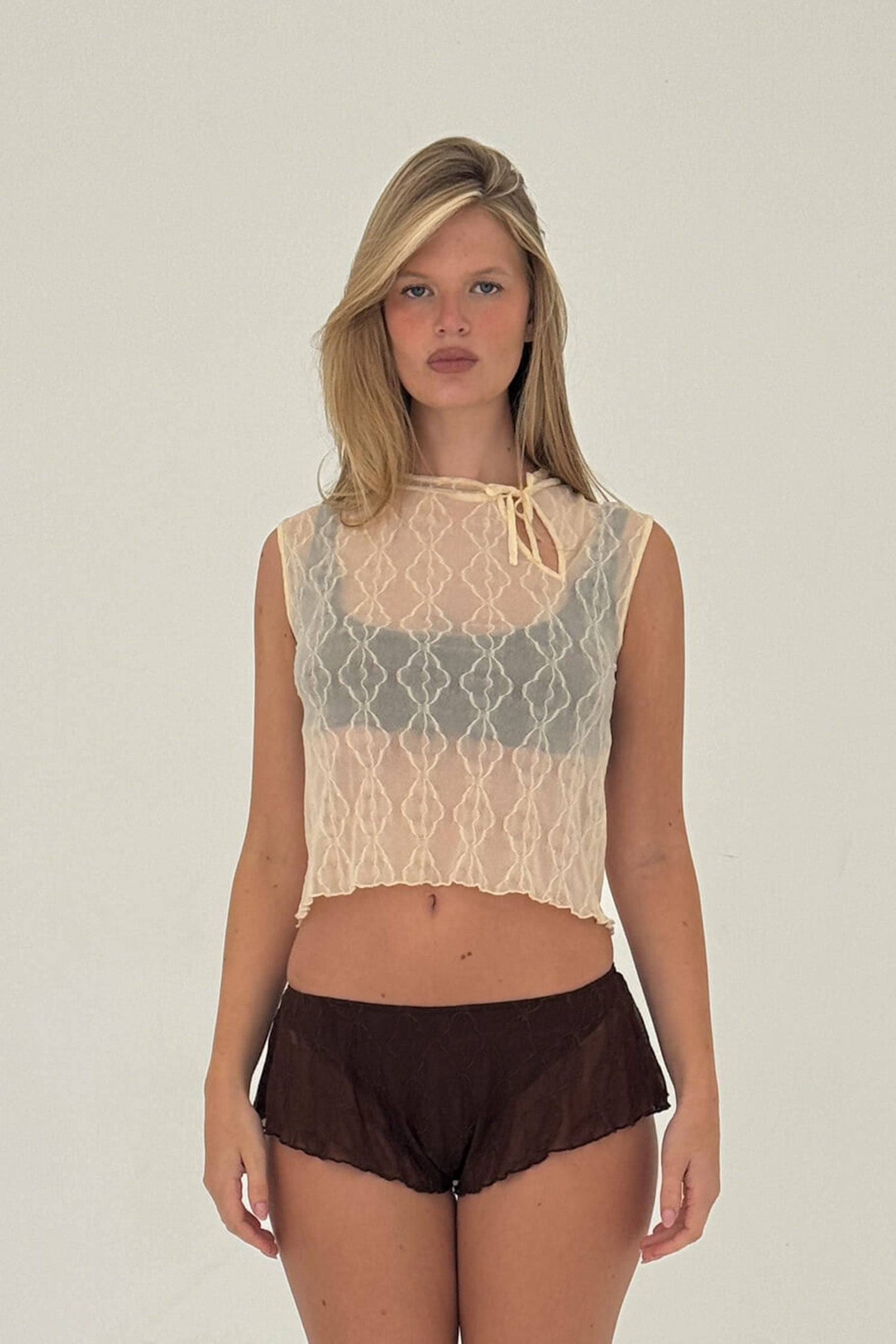 find me now second skin sheer midi dress Mariposa Lace Midi Dress  LANG