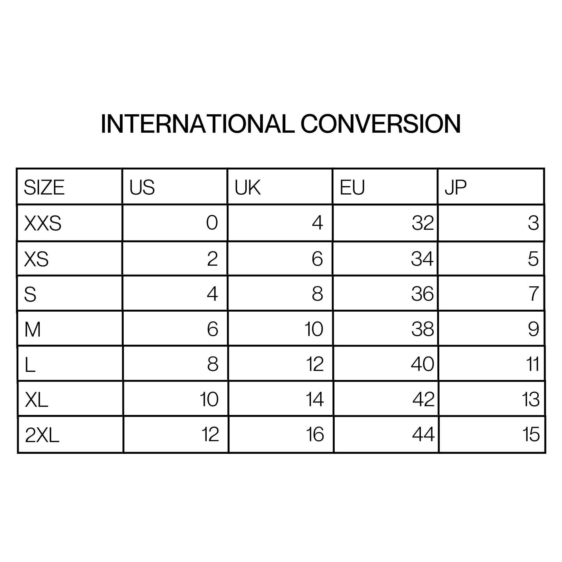Size Chart Clothing Uk Womens In Us Clothing Size Equivalencies By Country Needed Size Chart Clothing Uk Womens In Us Clothing Size Equivalencies By Country Needed
