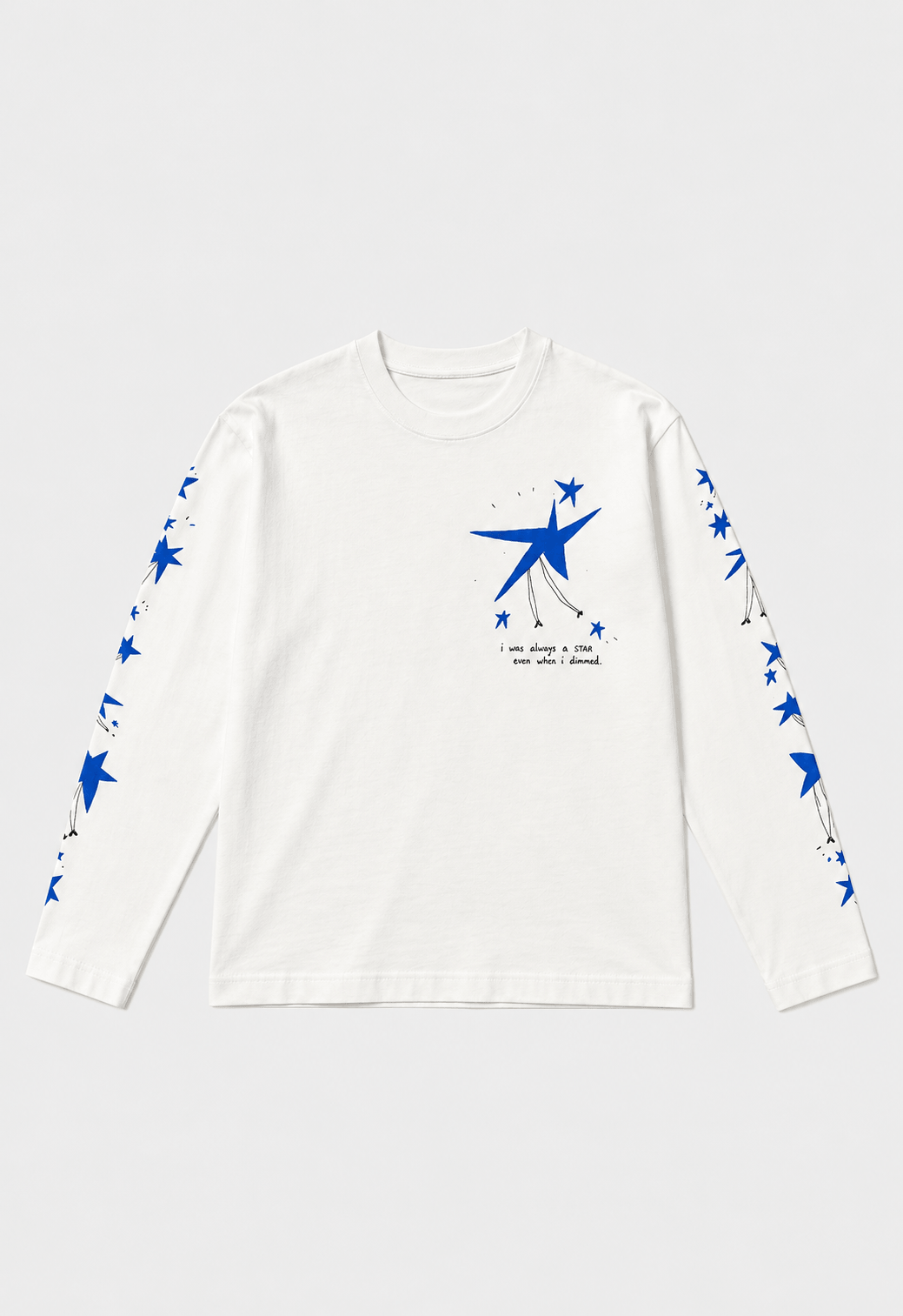 find your light NORTH TEE IN COBALT
