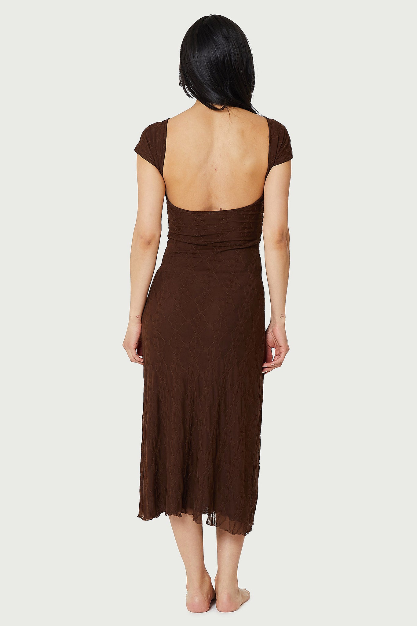 Mariposa Backless Midi Dress