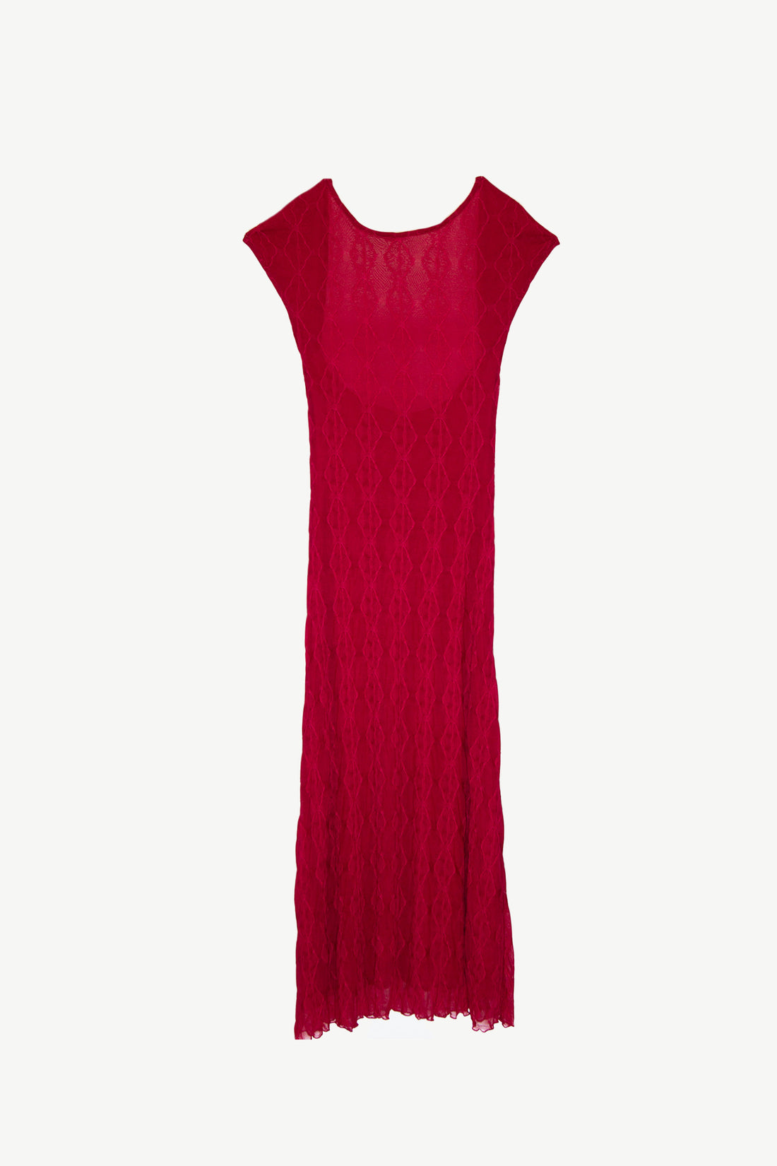 Mariposa Backless Midi Dress In Goji Berry