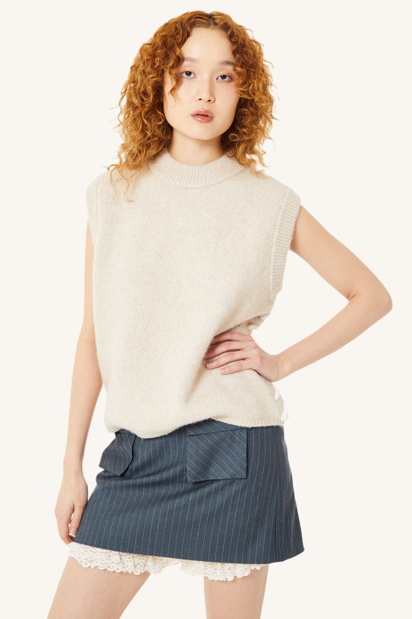 Ollie Whip Stitch Sweater Vest