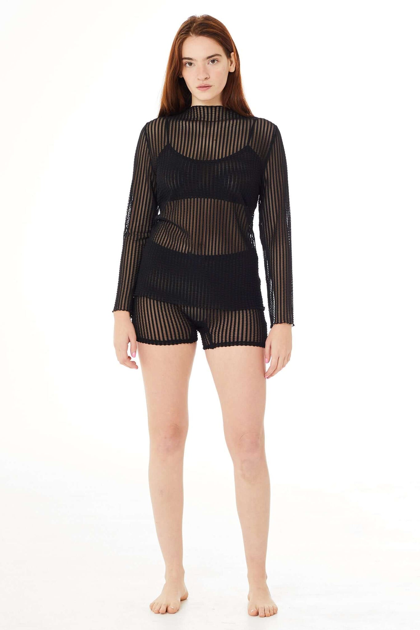 Addison Mesh Long Sleeve Top