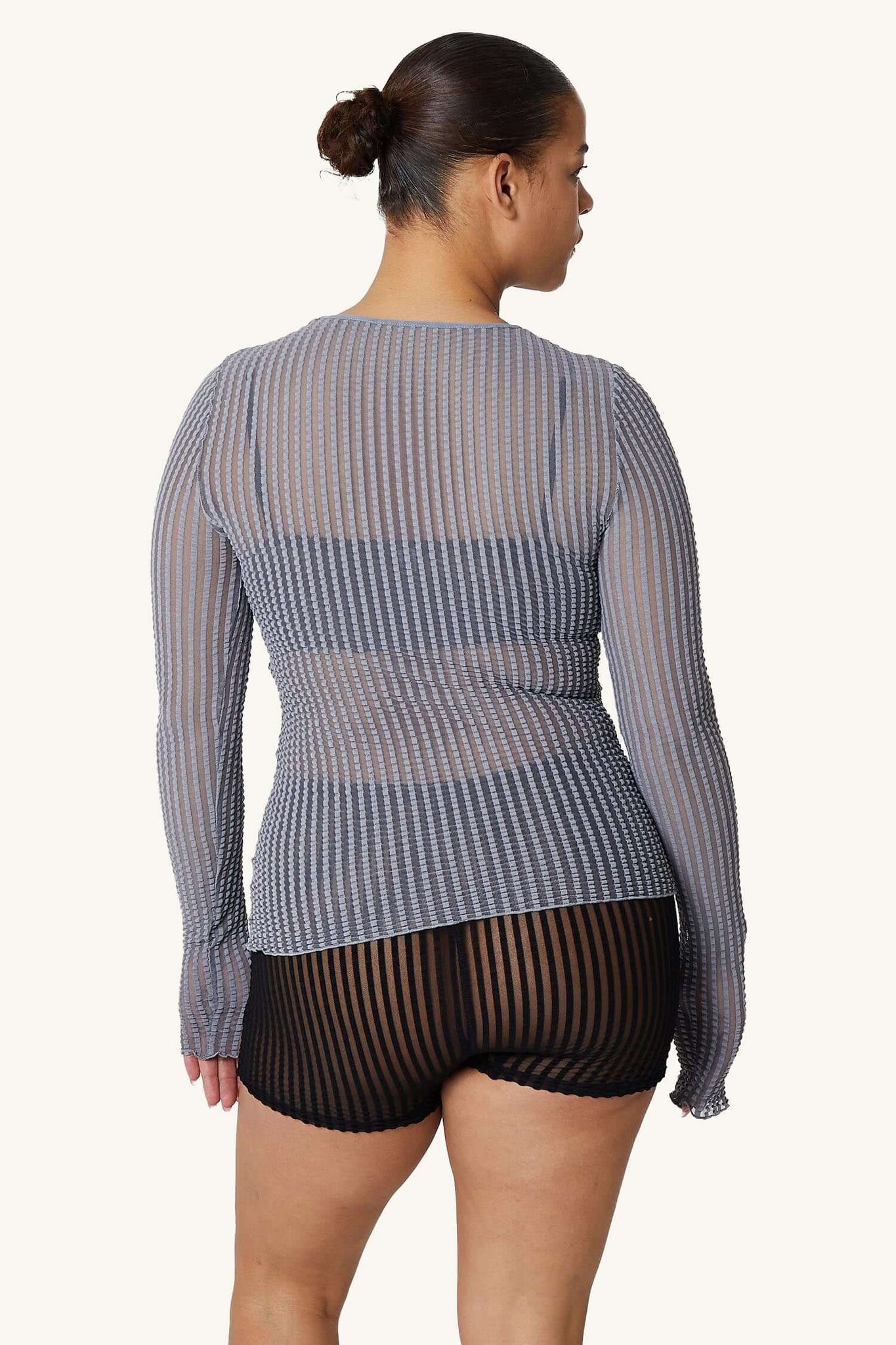 Addison Mesh Long Sleeve Top