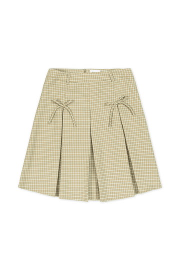 Find Me Now Bow Pleated Skirt