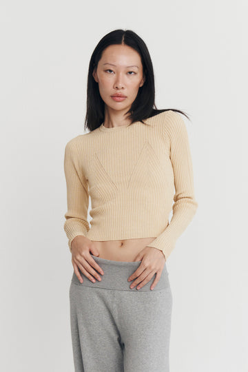 Audrey Sweater In Honeycomb