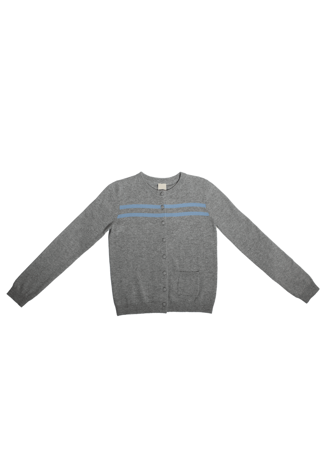 Cashmere Wool Stripe Cardigan