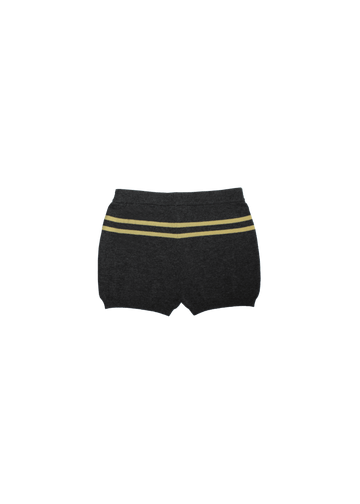 Cashmere Wool Stripe Shorts