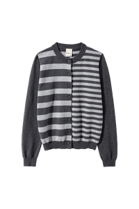 CHARCOAL AND HEATHER GRAY / XS/S