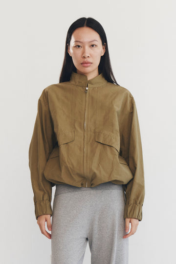 SABLE JACKET IN SAGE GREEN