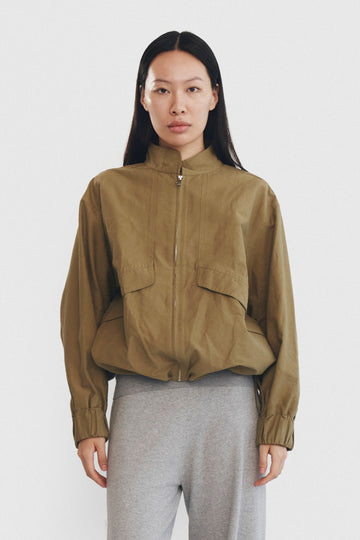 SABLE JACKET IN SAGE GREEN