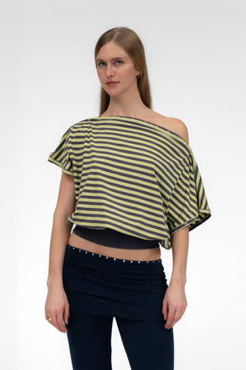 CARMO SKIRT TOP IN SAGE AND OLIVE