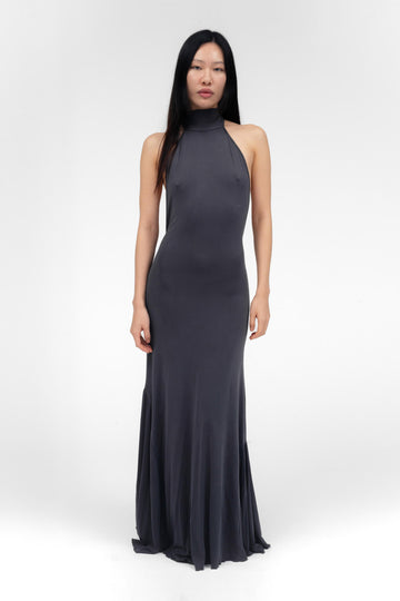 VIVA DRESS IN CHARCOAL