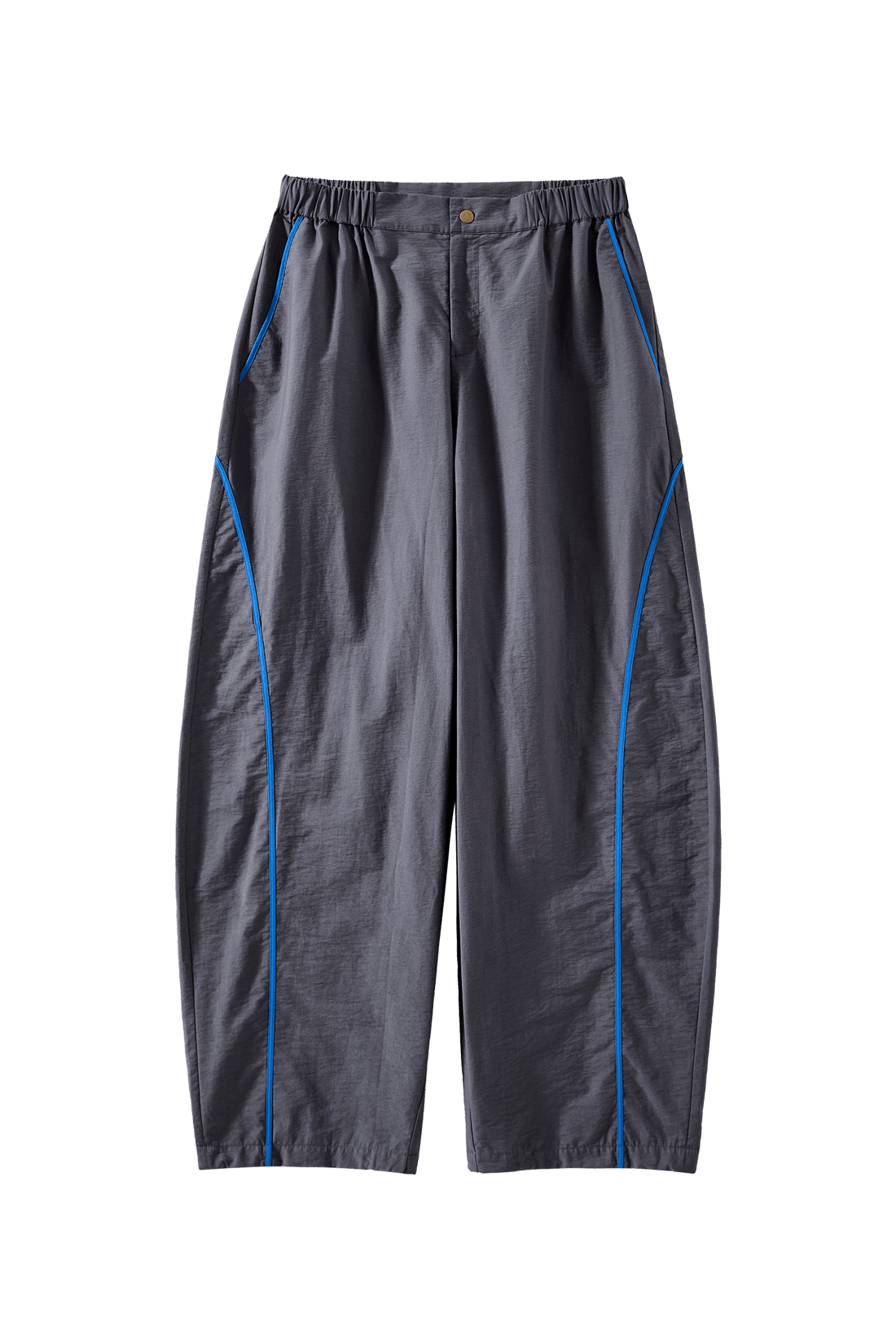 HAON PANTS IN CHARCOAL AND COBALT