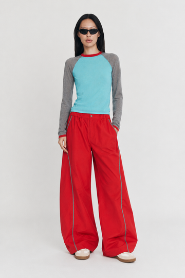 HAON PANTS IN RED