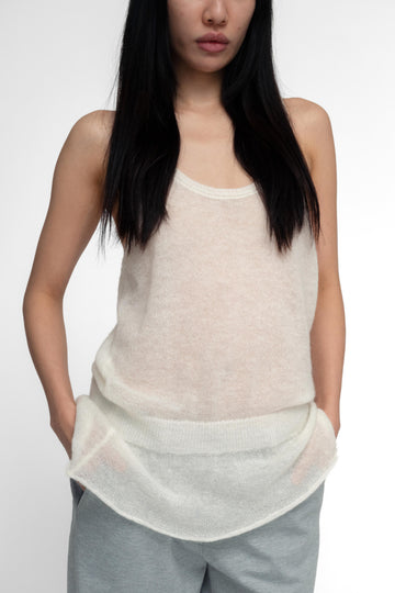 LIRA TANK TOP IN WHITE