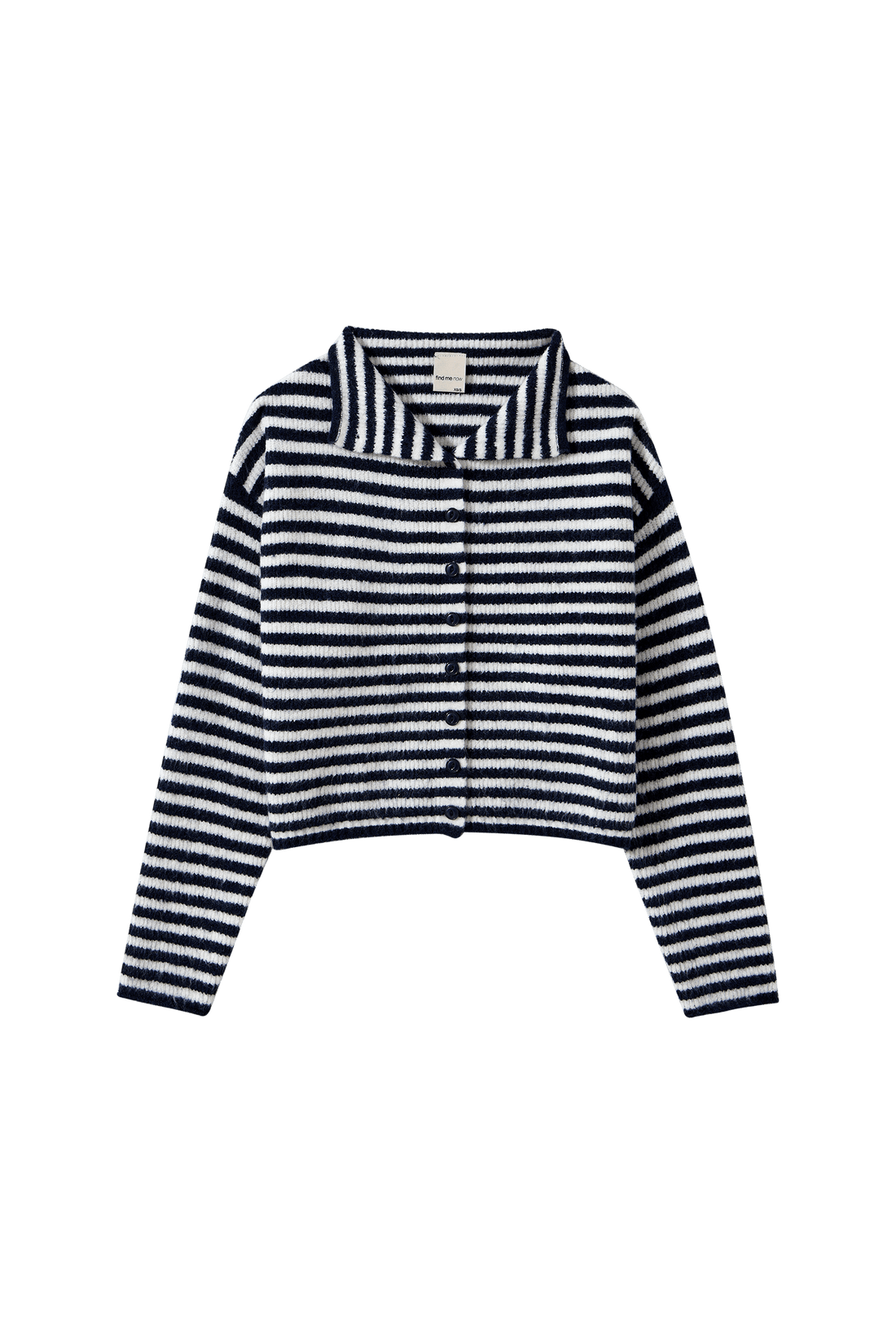 SIEL CARDIGAN IN NAVY AND WHITE