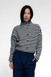 NAVY AND WHITE / XS/S