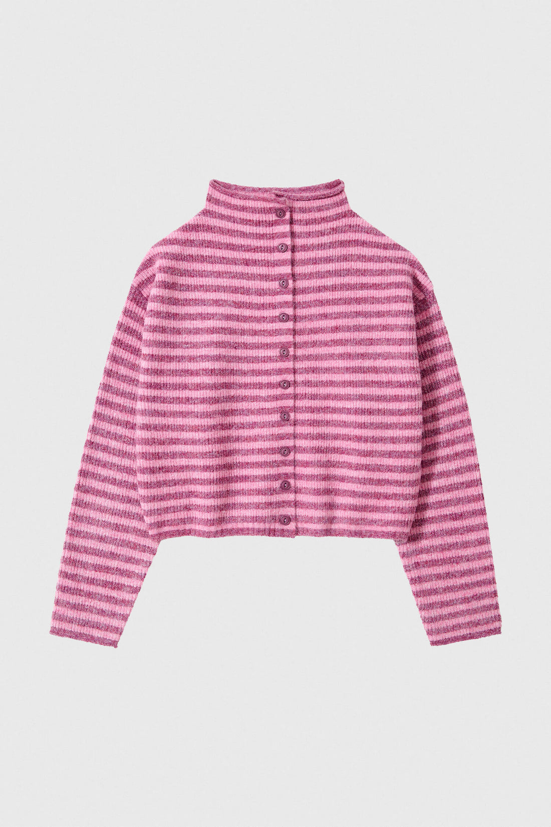 Siel Cardigan In Pink Stripe
