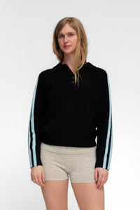 ESPRESSO AND POWDER BLUE / XS/S