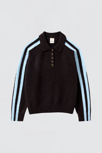 ESPRESSO AND POWDER BLUE / XS/S