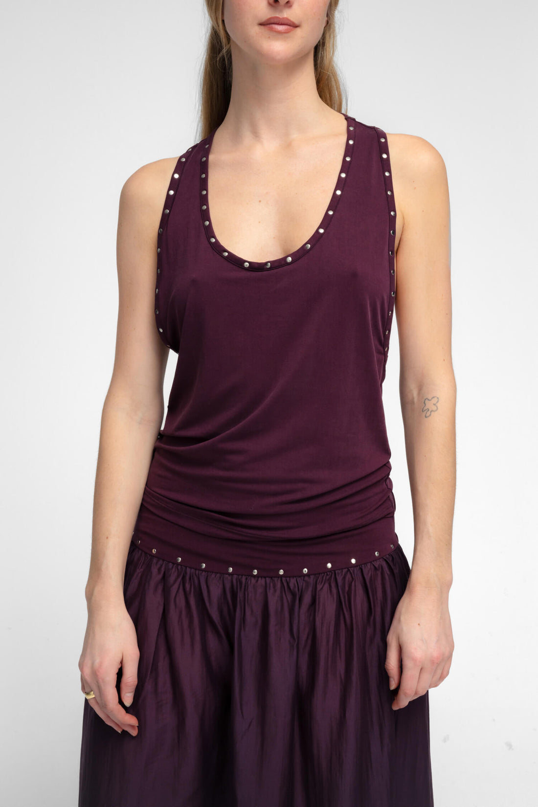 YUAN TANK TOP IN PLUM