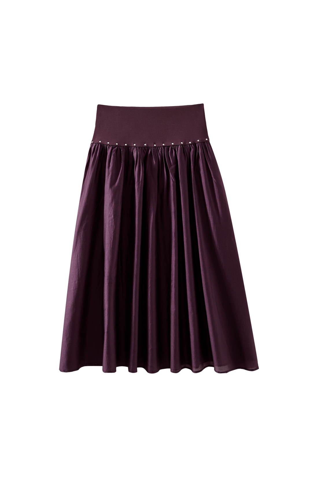YUAN SKIRT IN PLUM