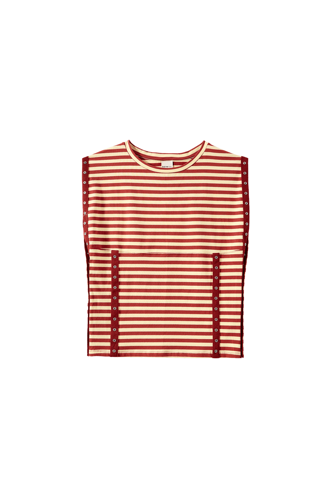 SNAP TANIK IN RED AND BUTTER