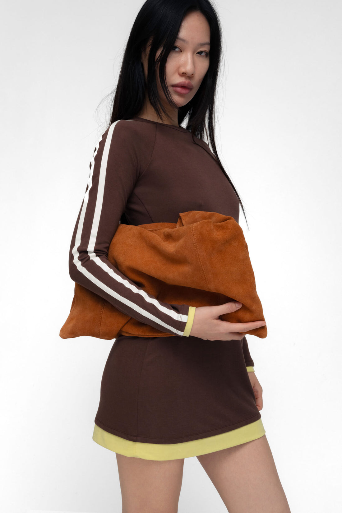 TAEHEE DRESS IN MOCHA