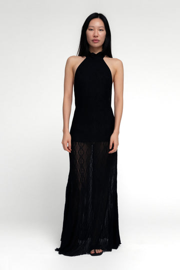 FLORA DRESS IN BLACK