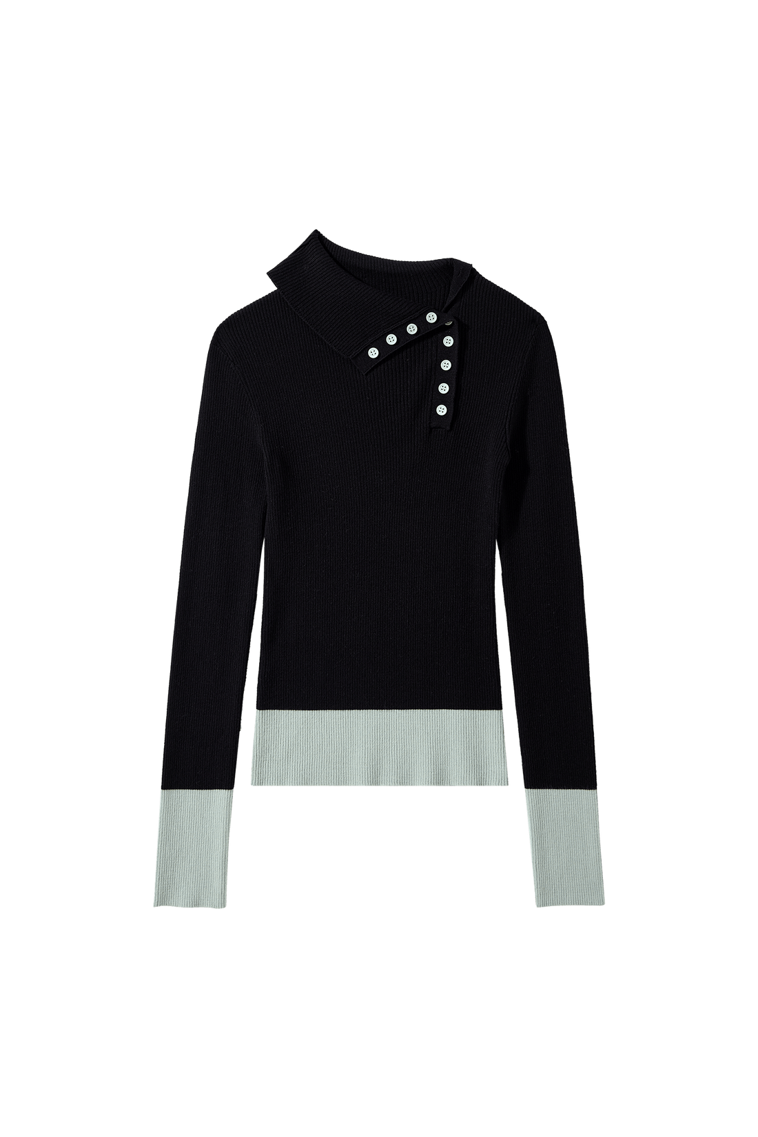 SOO KNIT TOP IN BLACK