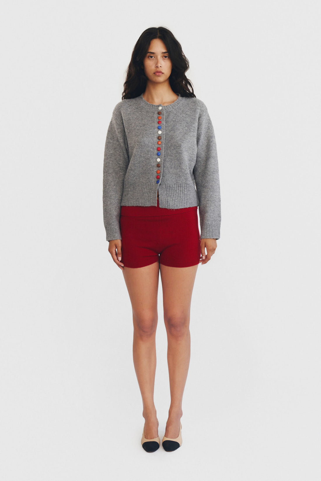 Iseul Crew Cardigan In Cookies & Cream