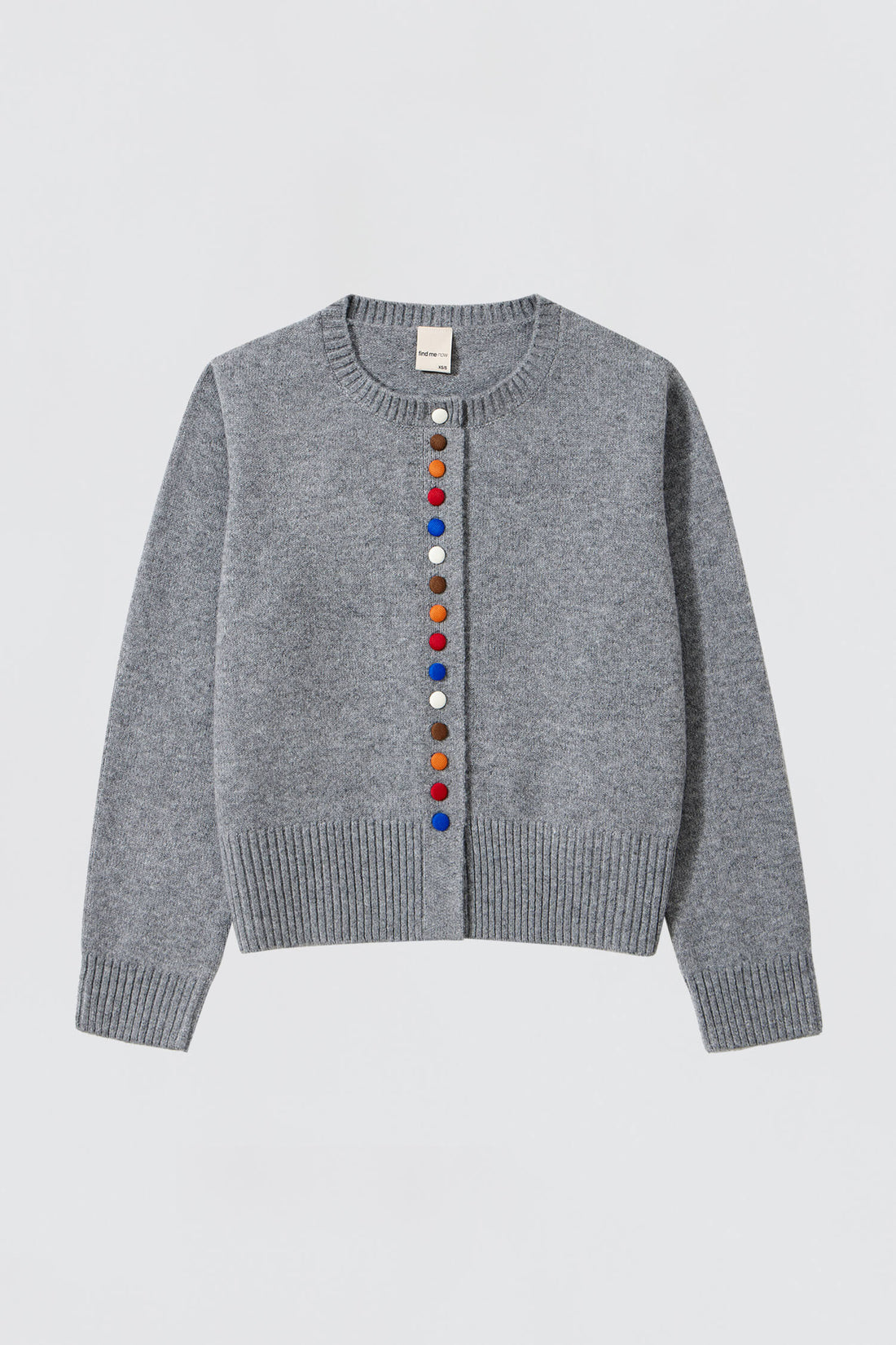 Iseul Crew Cardigan In Cookies & Cream