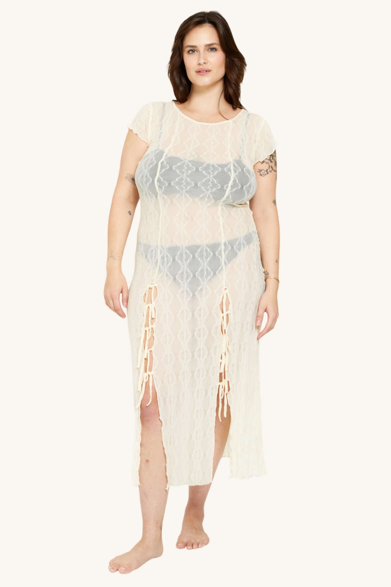 Mariposa Lace Midi Dress