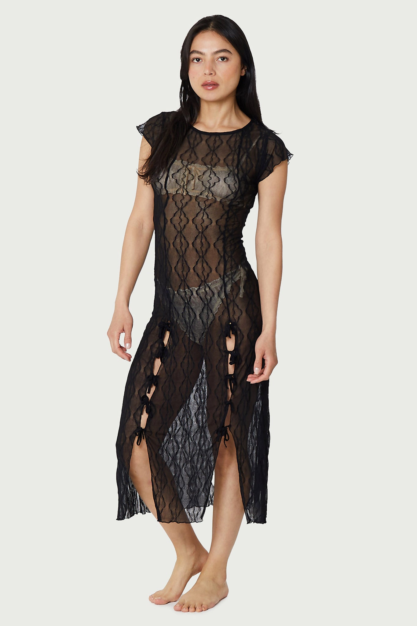 Mariposa Lace Midi Dress