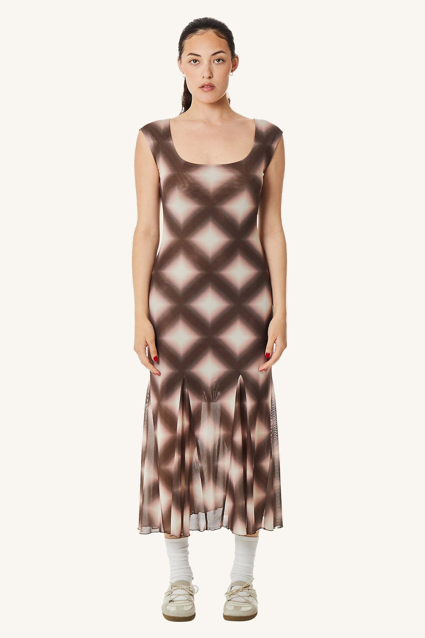 Bitna Mesh Midi Dress