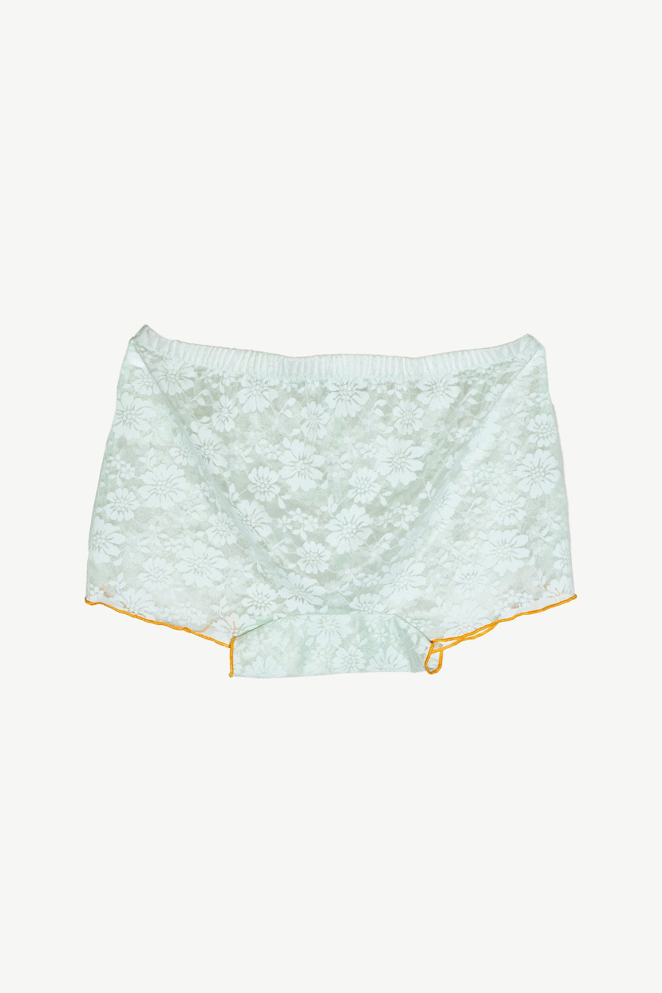 Silky Floral Mesh Boy Short