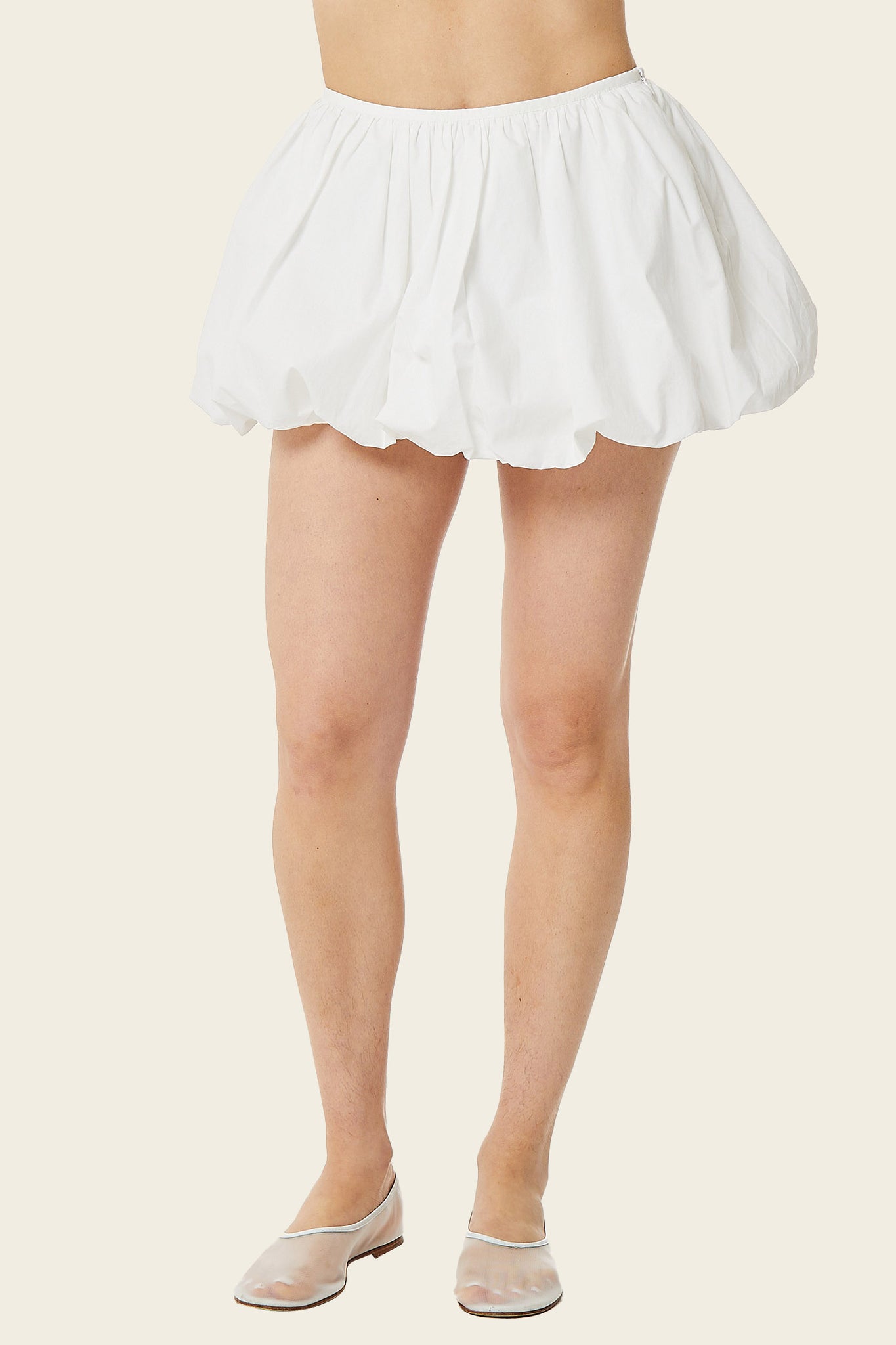 Poplin Mini Skirt