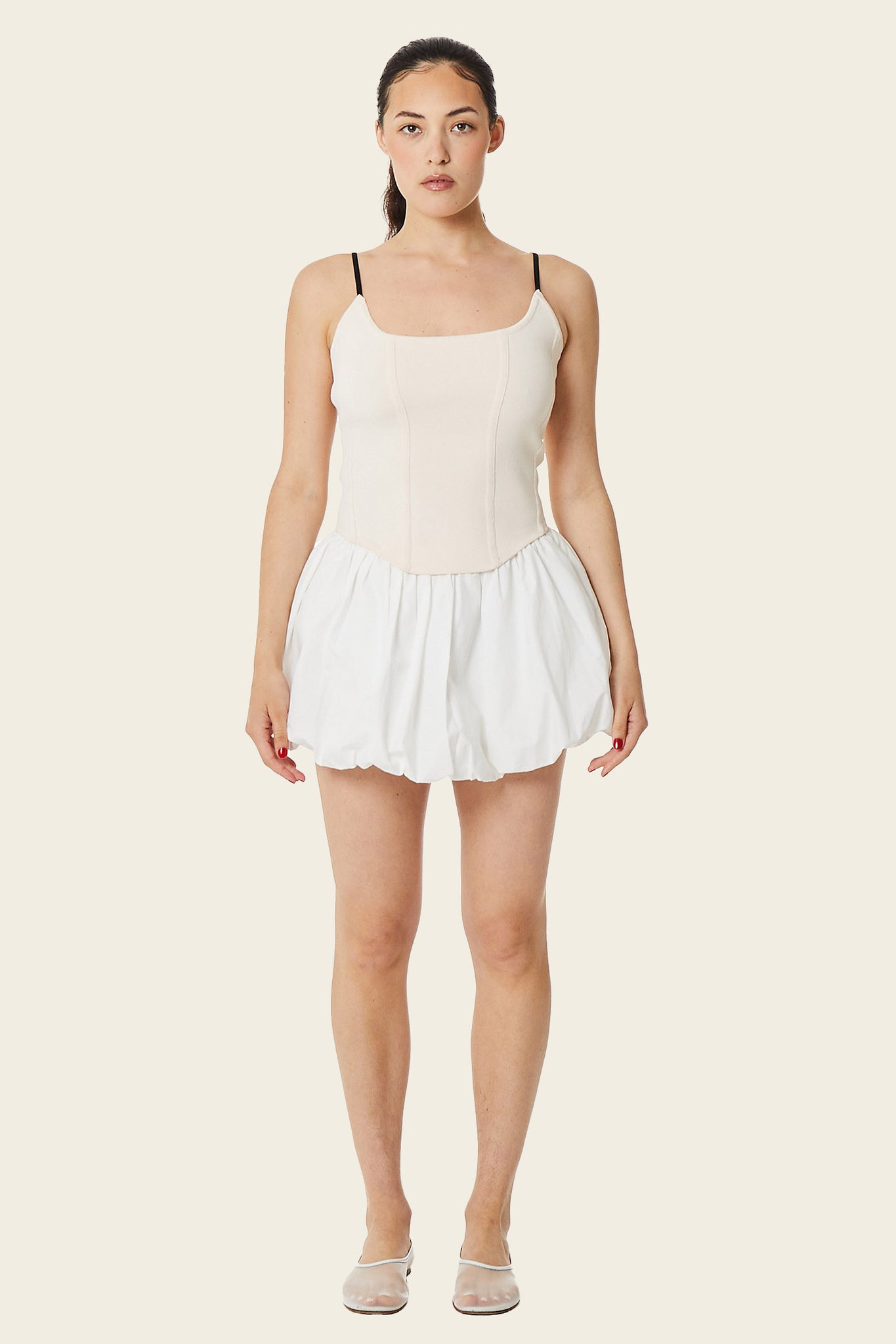 Poplin Mini Skirt