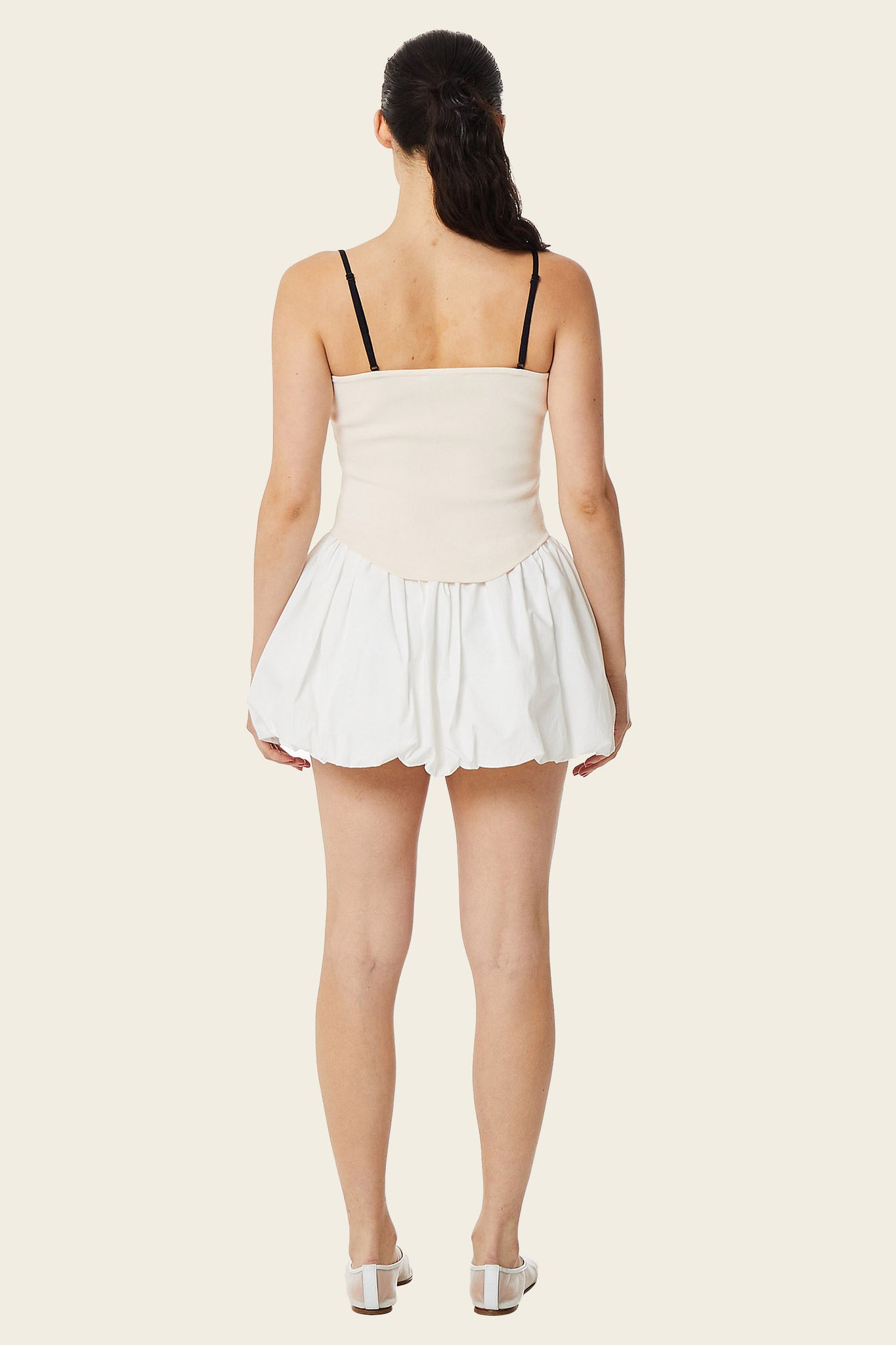 Poplin Mini Skirt