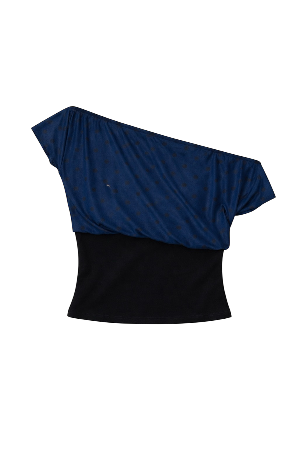 SORI TOP IN SAILOR POLKA BLACK