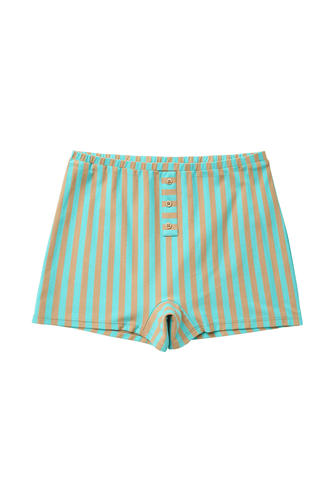 JACI SHORTS IN MINT AND MOCHA