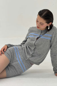 Heather Grey/ Cotton Blue / XS/S