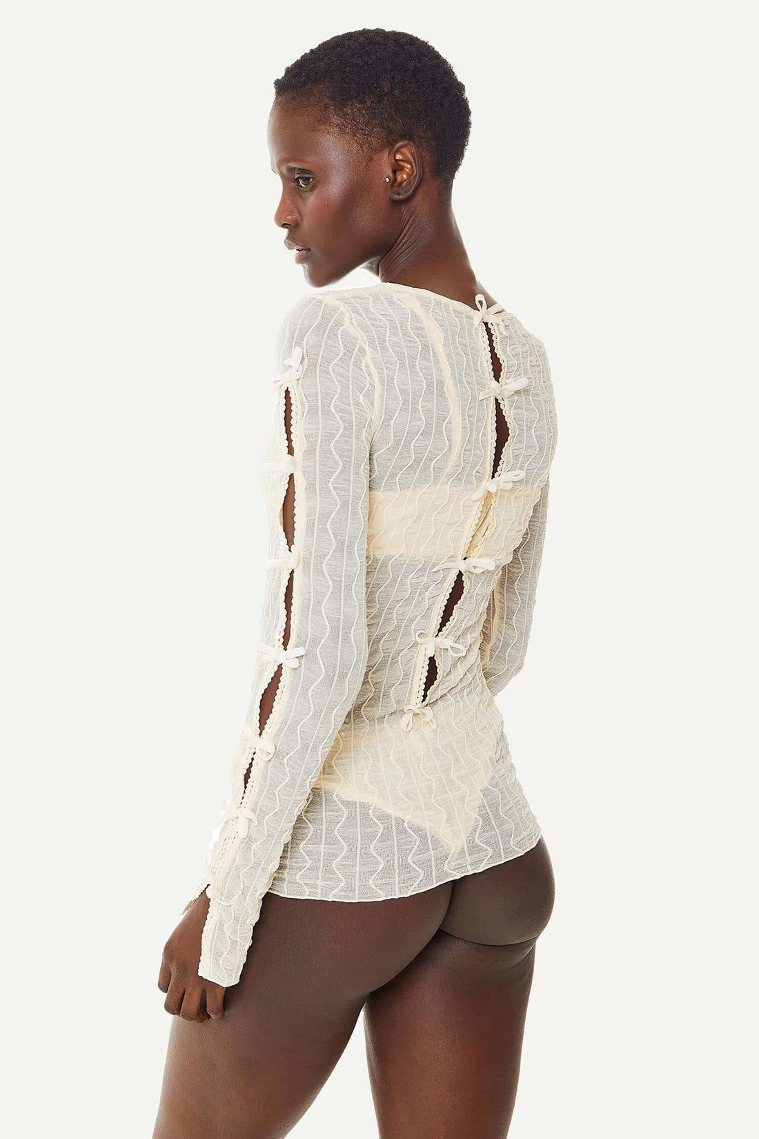 Ross Bow Long Sleeve Top