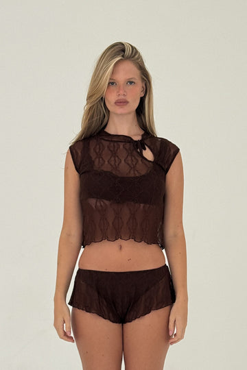 Mariposa Keyhole Tee