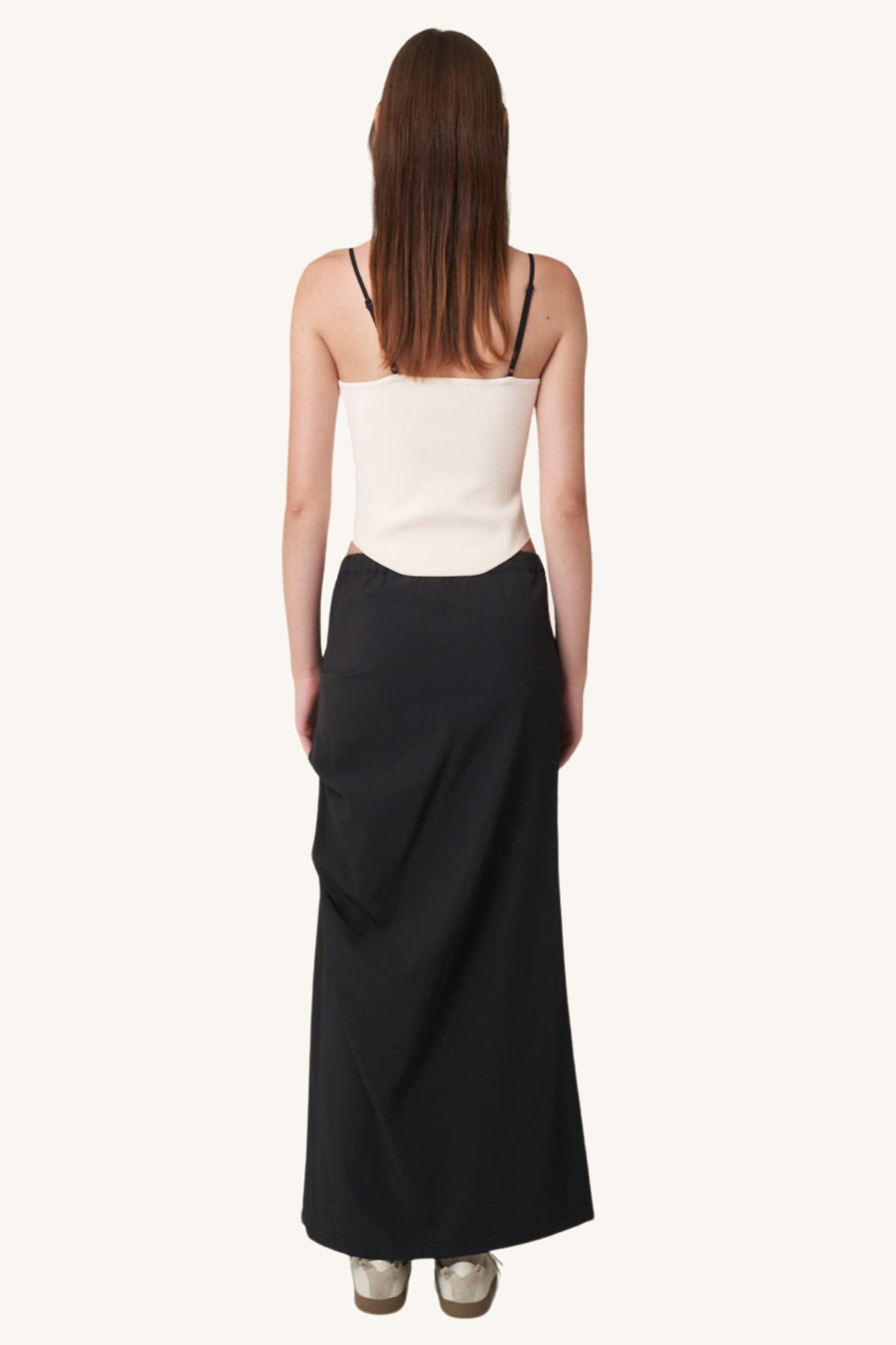 Orion Ruched Midi Skirt