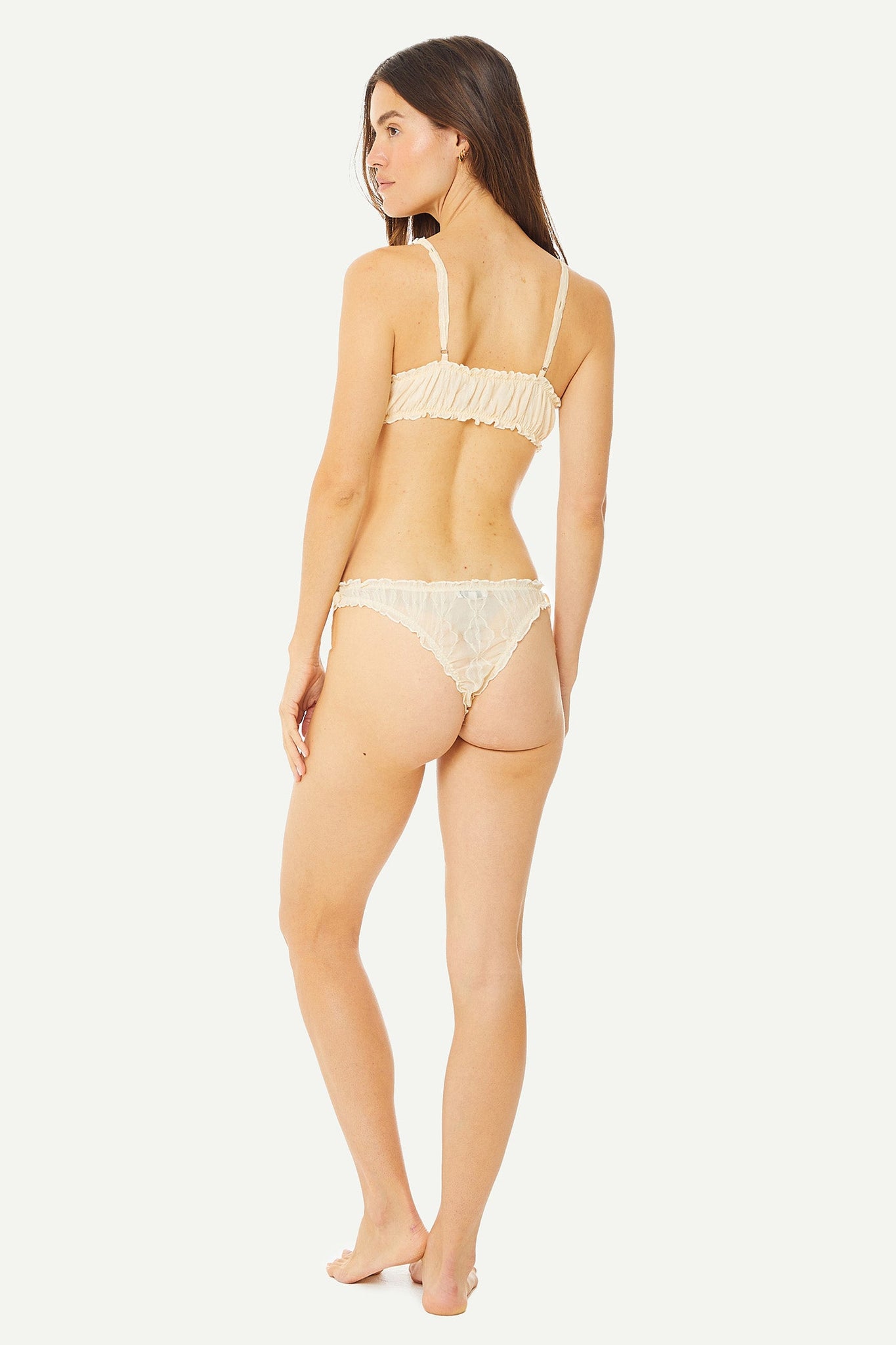 Mariposa Lace Bow Bralette + Panty Bundle