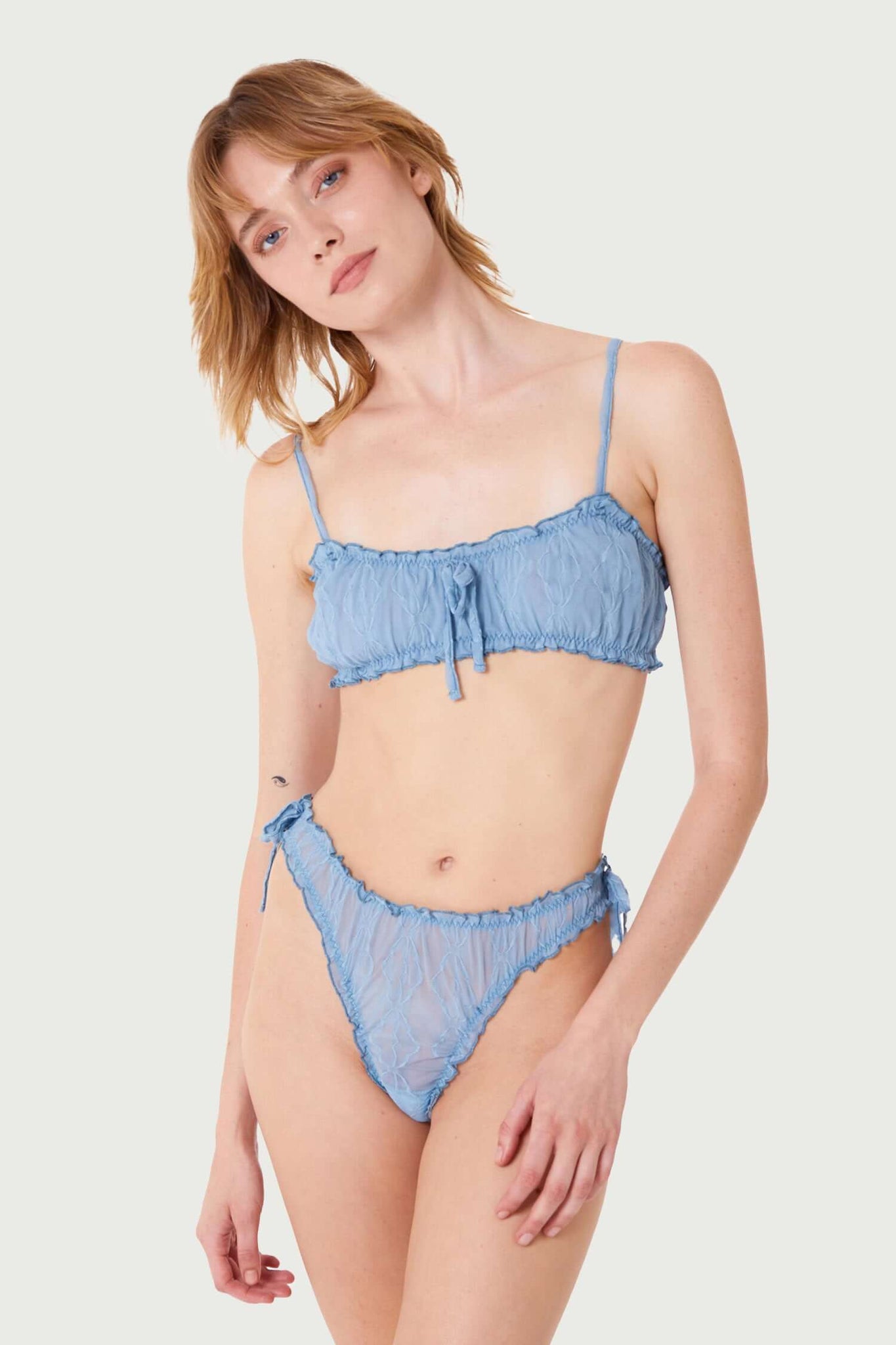 Mariposa Lace Bow Bralette