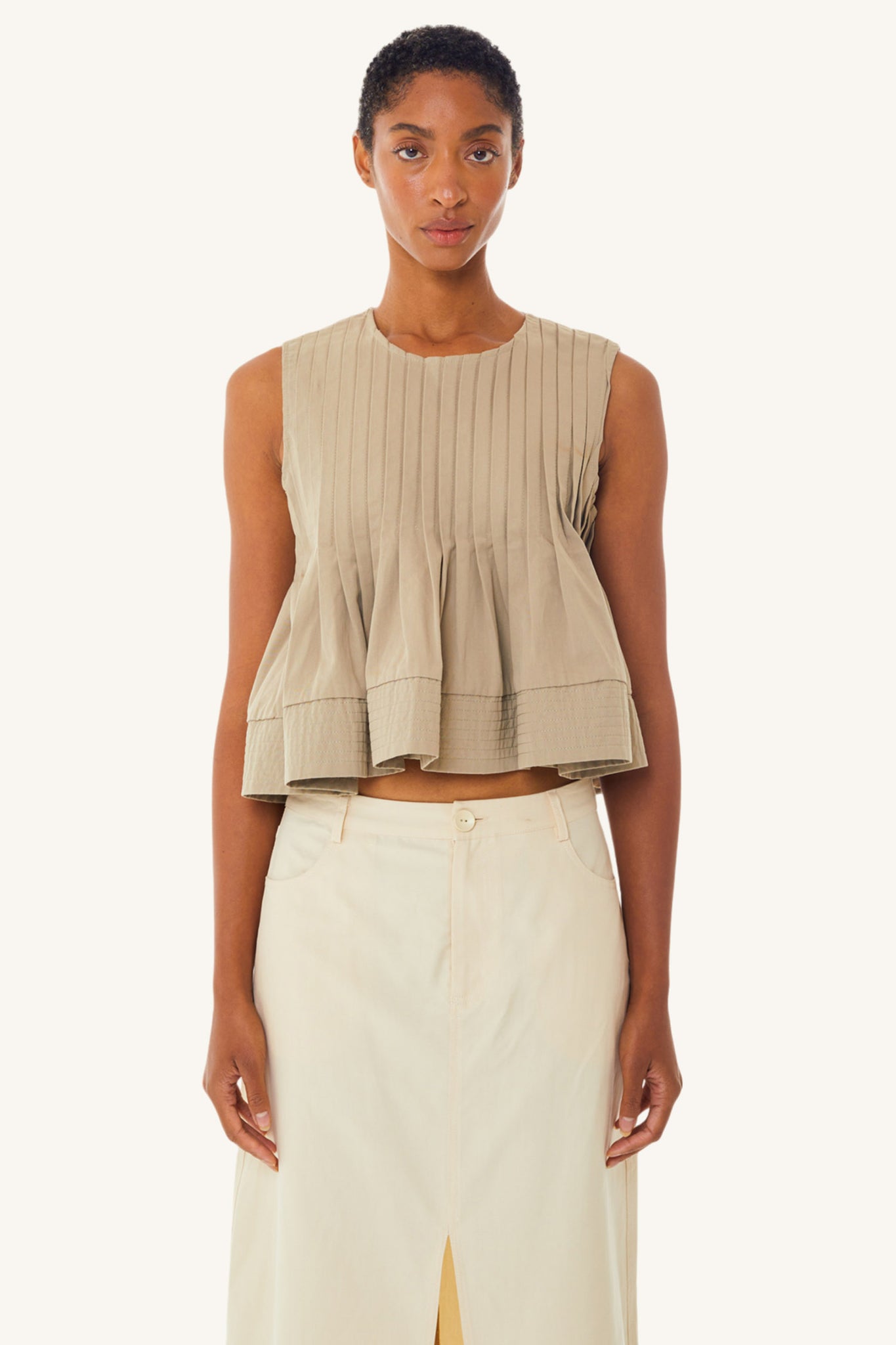 Soliel Pleated Tank