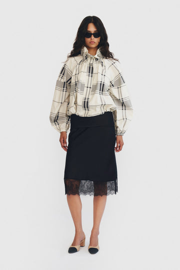 Hana Midi Skirt In Black
